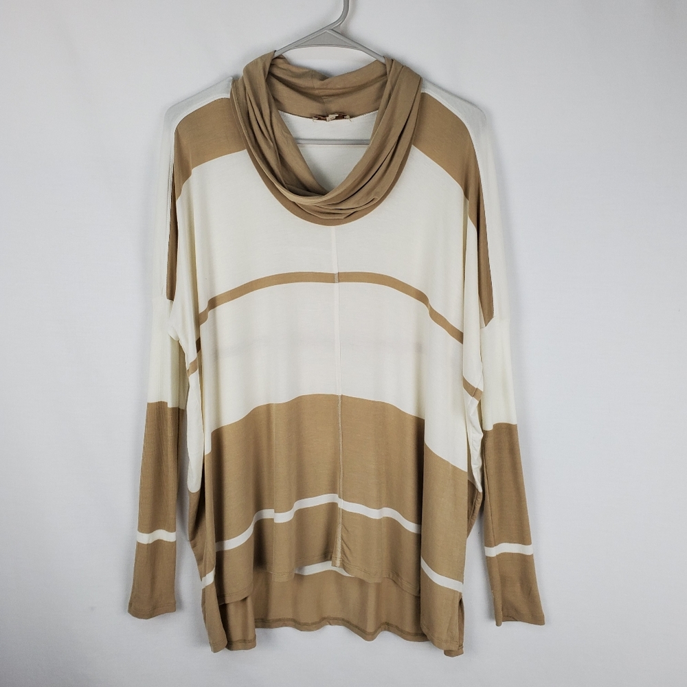 Bordeaux (anthro) cowl neck blouse